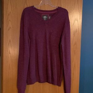 H&M Mens LongSleeve V Neck Soft Cotton Sweater.